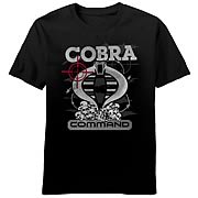 G.I. Joe Cobra Skull Pile Black T-Shirt